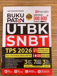 Image of BUKU PATEN UTBK SNBT TPS 2026
