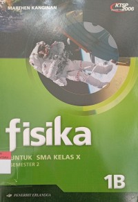 Image of Fisika 1B SMA Kls X Semester 2  KTSP Standar Isi 2006