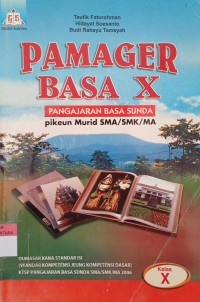 Image of Pamager Basa Pangajaran Basa Sunda SMA/SMK/MA kLS x ktsp 2006