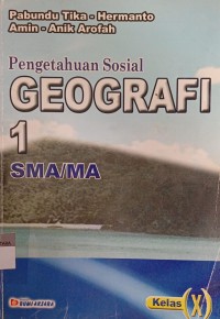 Image of Pengetahuan Sosial GEOGRAFI 1 SMA/MA Kls X  KTSP