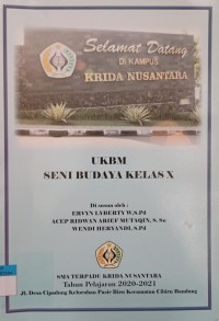 Image of UKBM Seni Budaya kelas X Tahun 2021